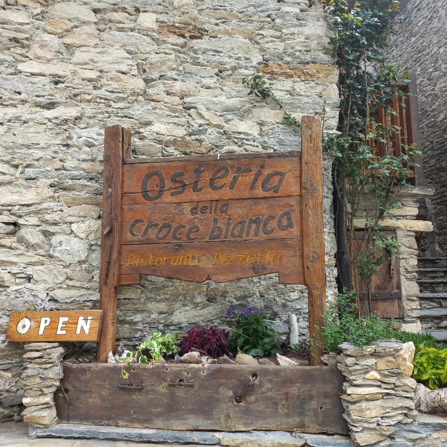 Albergo Diffuso La Marmu Osteria Della Croce Bianca Marmora Bagian luar foto